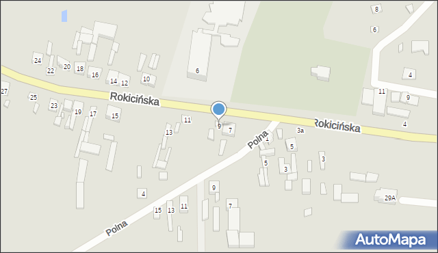 Ujazd, Rokicińska, 9, mapa Ujazd