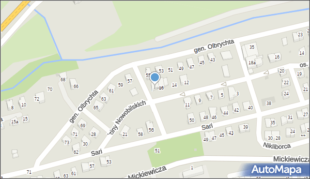 Wadowice, Rodziny Nowobilskich, 18, mapa Wadowice