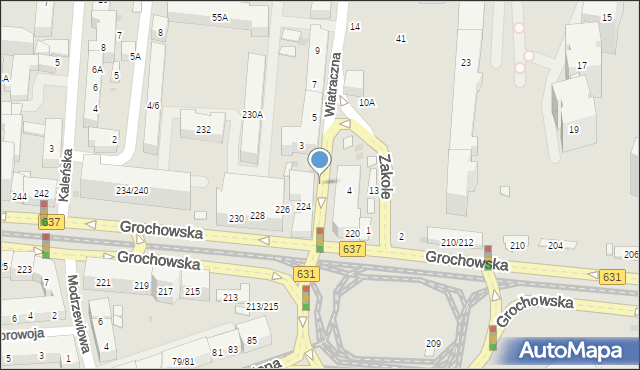 Warszawa, Rondo Wiatraczna, 4, mapa Warszawy