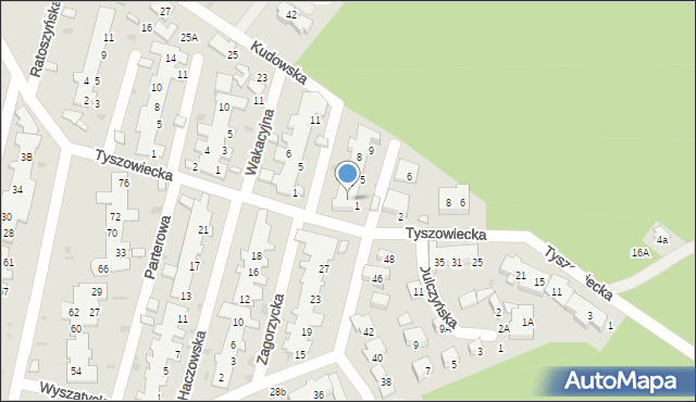 Warszawa, Rościszewska, 2, mapa Warszawy