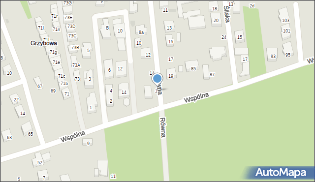 Warszawa, Równa, 16, mapa Warszawy