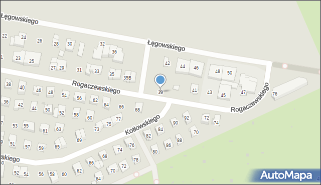 Wejherowo, Rogaczewskiego Feliksa, 39, mapa Wejherowo