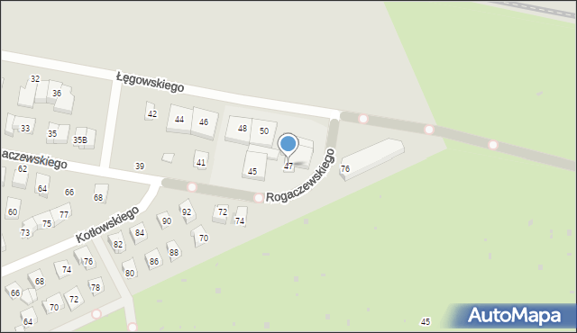 Wejherowo, Rogaczewskiego Feliksa, 47, mapa Wejherowo