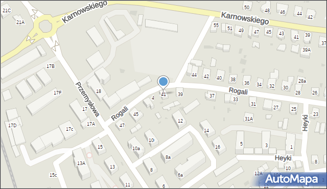 Wejherowo, Rogali Tomasza, 41, mapa Wejherowo