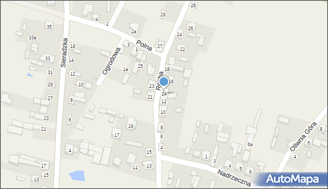 Widawa, Rocha, 14, mapa Widawa