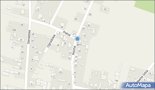 Widawa, Rocha, 18, mapa Widawa