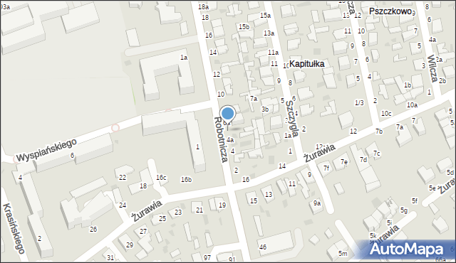 Włocławek, Robotnicza, 6, mapa Włocławka