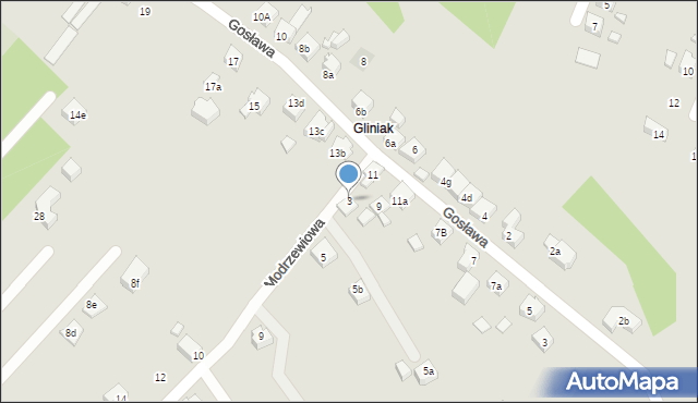 Wodzisław Śląski, Roboty Antoniego, ks., 3, mapa Wodzisławia Śląskiego