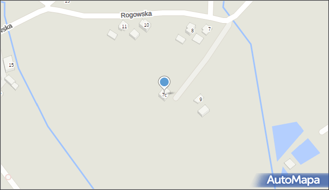 Wodzisław Śląski, Rogowska, 7c, mapa Wodzisławia Śląskiego