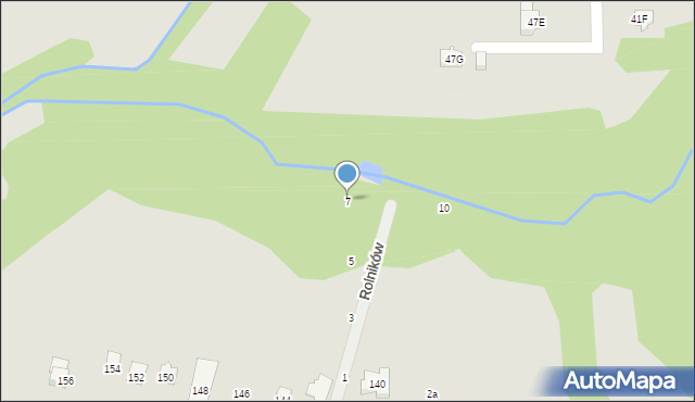 Wodzisław Śląski, Rolników, 7, mapa Wodzisławia Śląskiego