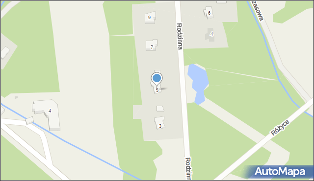 Wola Ducka, Rodzinna, 5, mapa Wola Ducka