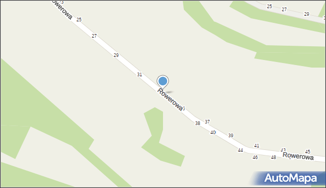 Wola Kalinowska, Rowerowa, 33, mapa Wola Kalinowska