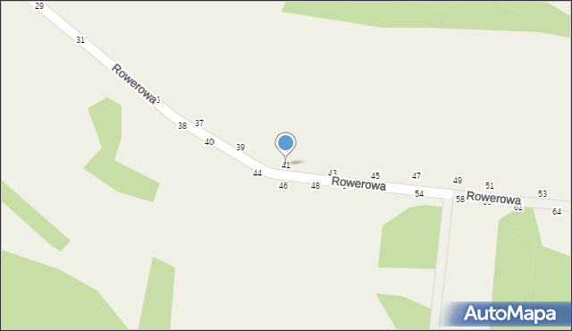 Wola Kalinowska, Rowerowa, 41, mapa Wola Kalinowska