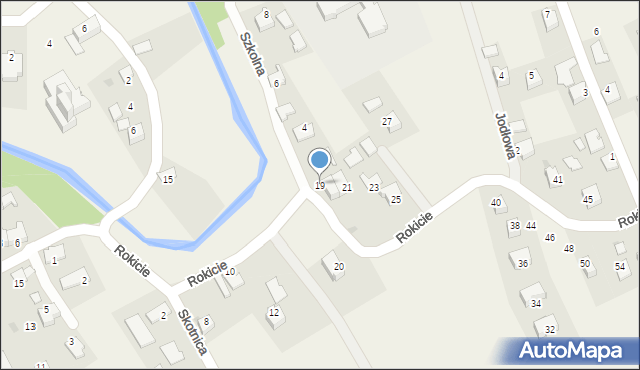 Wola Radziszowska, Rokicie, 19, mapa Wola Radziszowska