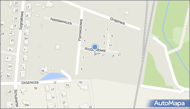 Wrocław, Rozjazdowa, 19, mapa Wrocławia