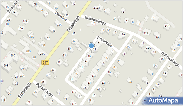 Wrocław, Rosponda Stanisława, 21, mapa Wrocławia