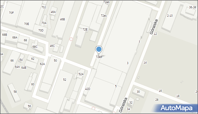 Wrocław, Robotnicza, 72ed, mapa Wrocławia