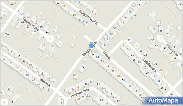 Wrocław, Rolna, 94, mapa Wrocławia