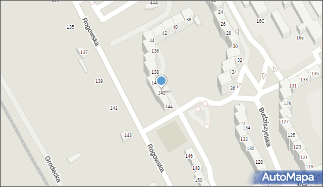 Wrocław, Rogowska, 142, mapa Wrocławia