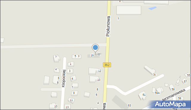 Wrocław, Rodła, 1a, mapa Wrocławia