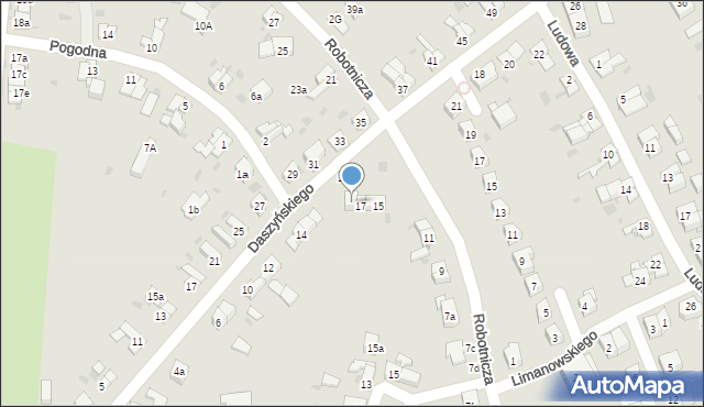 Ząbkowice Śląskie, Robotnicza, 17A, mapa Ząbkowice Śląskie
