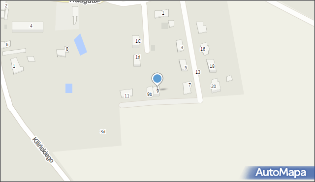 Zalewo, Rolna, 9, mapa Zalewo