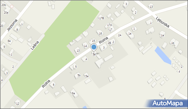 Żarnowska, Rolna, 3a, mapa Żarnowska