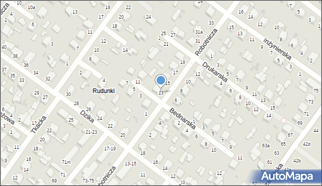 Zgierz, Robotnicza, 13, mapa Zgierz