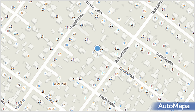 Zgierz, Robotnicza, 21, mapa Zgierz