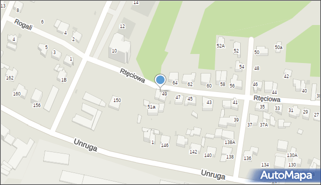 Gdynia, Rtęciowa, 51, mapa Gdyni