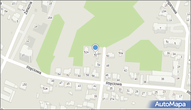 Gdynia, Rtęciowa, 52, mapa Gdyni