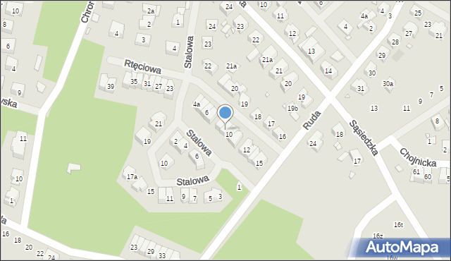 Szczecin, Rtęciowa, 9, mapa Szczecina