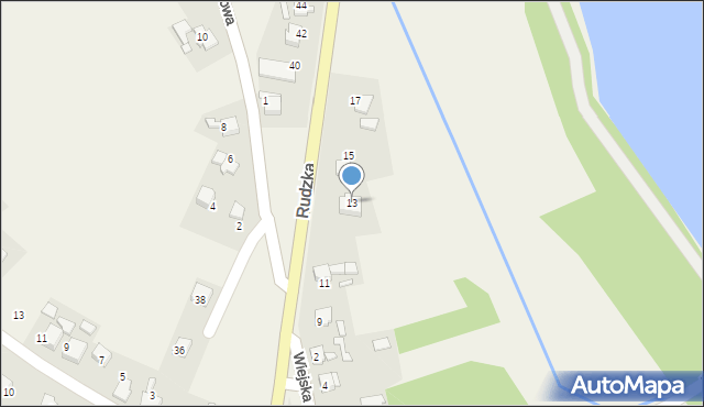 Babice, Rudzka, 13, mapa Babice