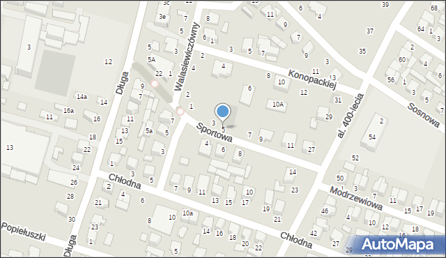 Biłgoraj, Rutkiewicz Wandy, 5, mapa Biłgoraj