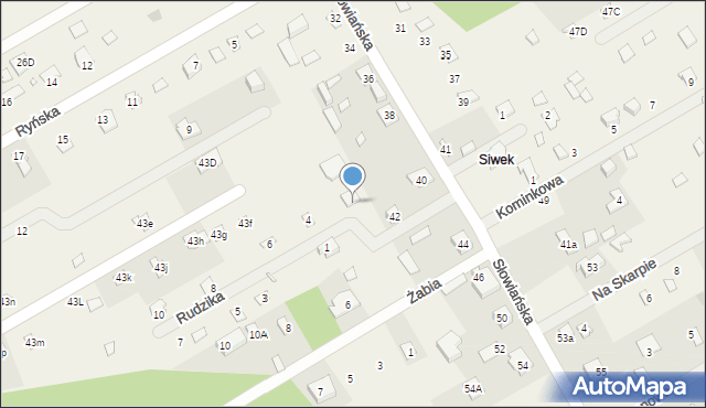 Borki, Rudzika, 2, mapa Borki