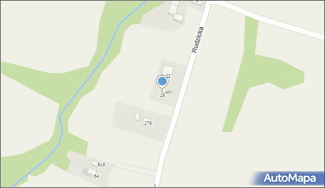 Bronów, Rudzicka, 24, mapa Bronów