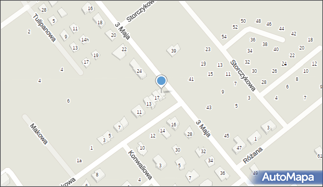 Choroszcz, Rumiankowa, 19, mapa Choroszcz