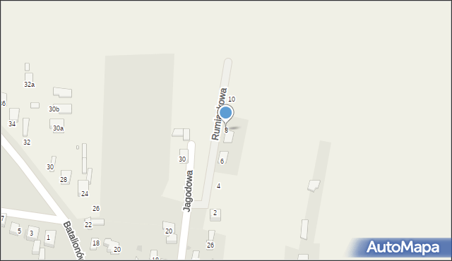 Chruszczobród, Rumiankowa, 8, mapa Chruszczobród