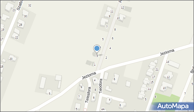 Chwaszczyno, Rubinowa, 3, mapa Chwaszczyno