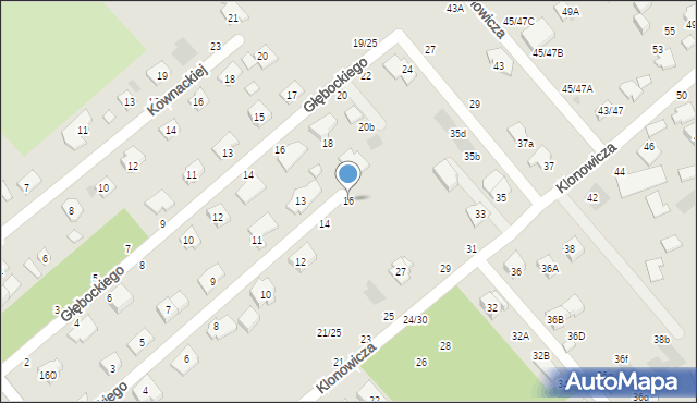 Częstochowa, Rudlickiego Władysława, 16, mapa Częstochowy