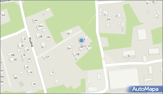 Dąbrowa Górnicza, Rudna, 23C, mapa Dąbrowa Górnicza