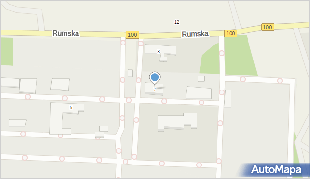 Dębogórze, Rumska, 7, mapa Dębogórze