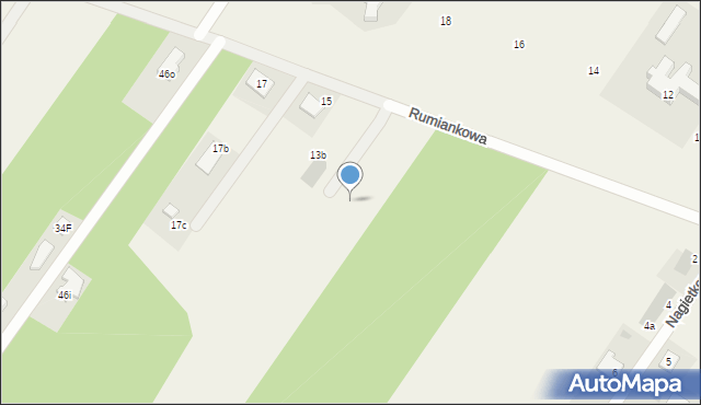 Dosin, Rumiankowa, 13d, mapa Dosin