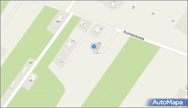 Dosin, Rumiankowa, 13e, mapa Dosin