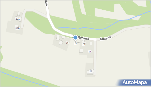 Gaj, Rudawa, 18, mapa Gaj