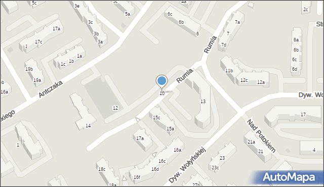 Gdańsk, Rumla Zygmunta, 10, mapa Gdańska