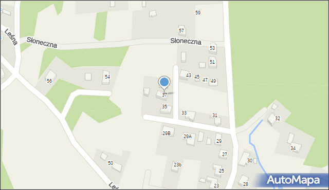 Górki Śląskie, Rudzka, 37, mapa Górki Śląskie