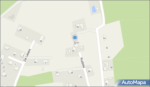 Górki Śląskie, Rudzka, 52, mapa Górki Śląskie