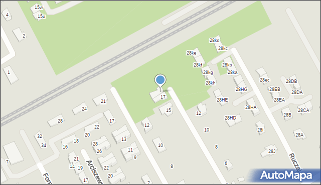 Grodzisk Mazowiecki, Ruczaj, 19, mapa Grodzisk Mazowiecki