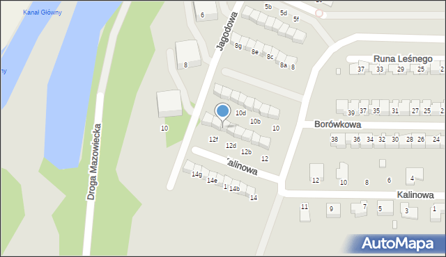 Grudziądz, Runa Leśnego, 12e, mapa Grudziądza